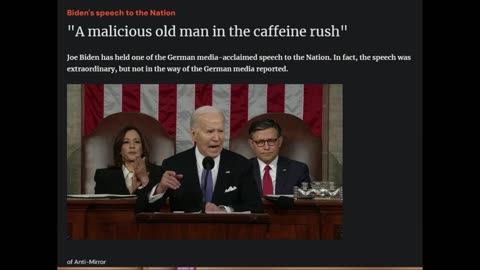 Biden's speech to the Nation - What Russia commented that now has elections