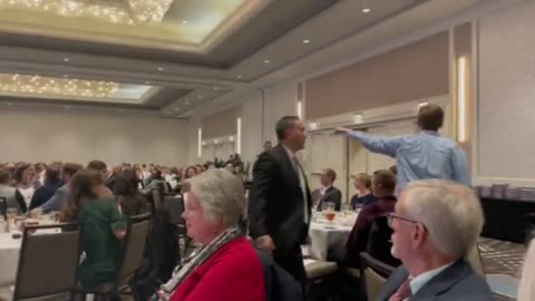 CRAZED Protestors Interrupt Pro-Life Banquet In CRINGEY Moment