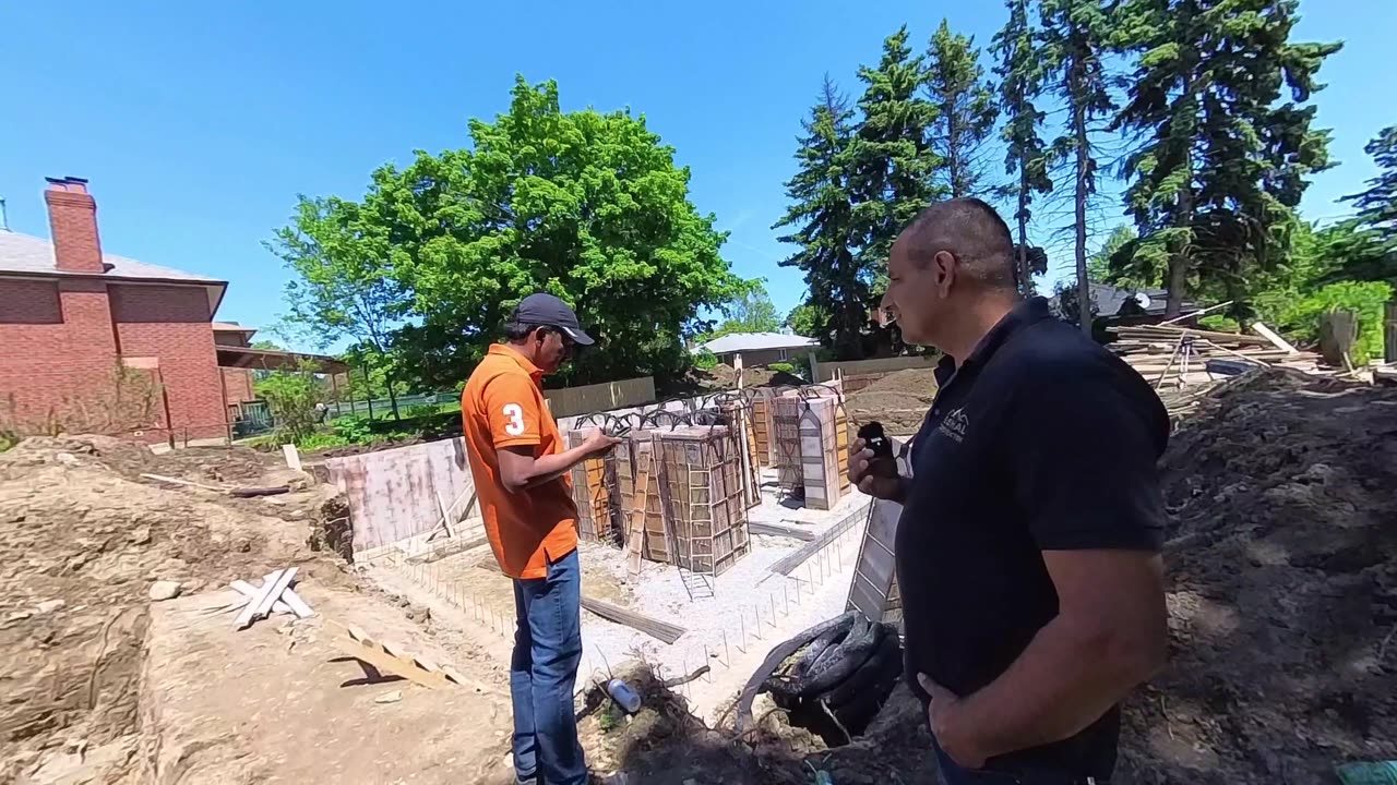 Ep. 10. Preparation For Foundation Wall Forms | How To Build Custom Home In Canada