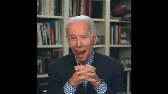 Biden Gives Tongue