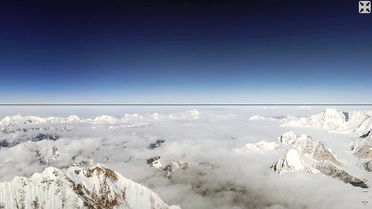 Mount Everest 360 degree Panoramic Footage Proves Flat Earth