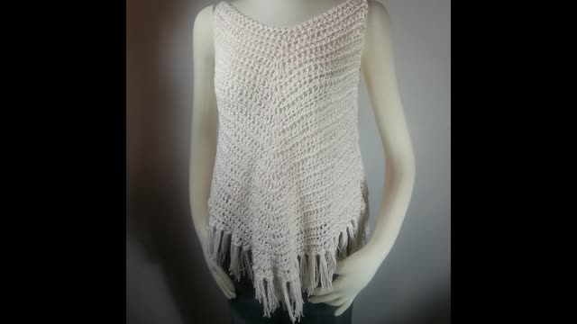 Crochet Pattern The Ditza Boho Tank Top Easy Crochet Pattern