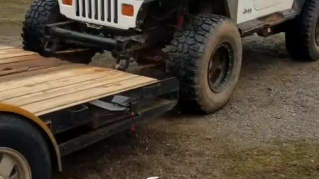 Jeep Wrangler Trailer Climb