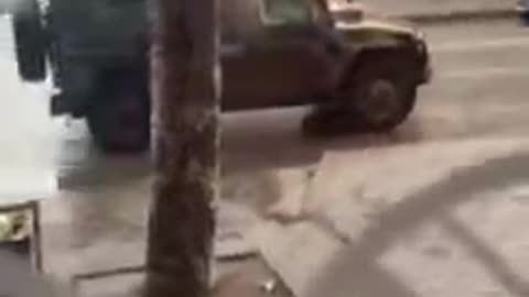 Melitopol City captured by Russia in the morning, on the second video, the cleaning of the