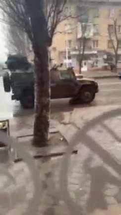 Melitopol City captured by Russia in the morning, on the second video, the cleaning of the