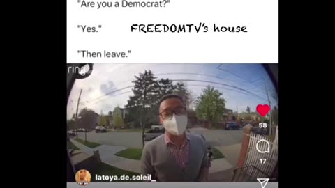 Democrat door knocking