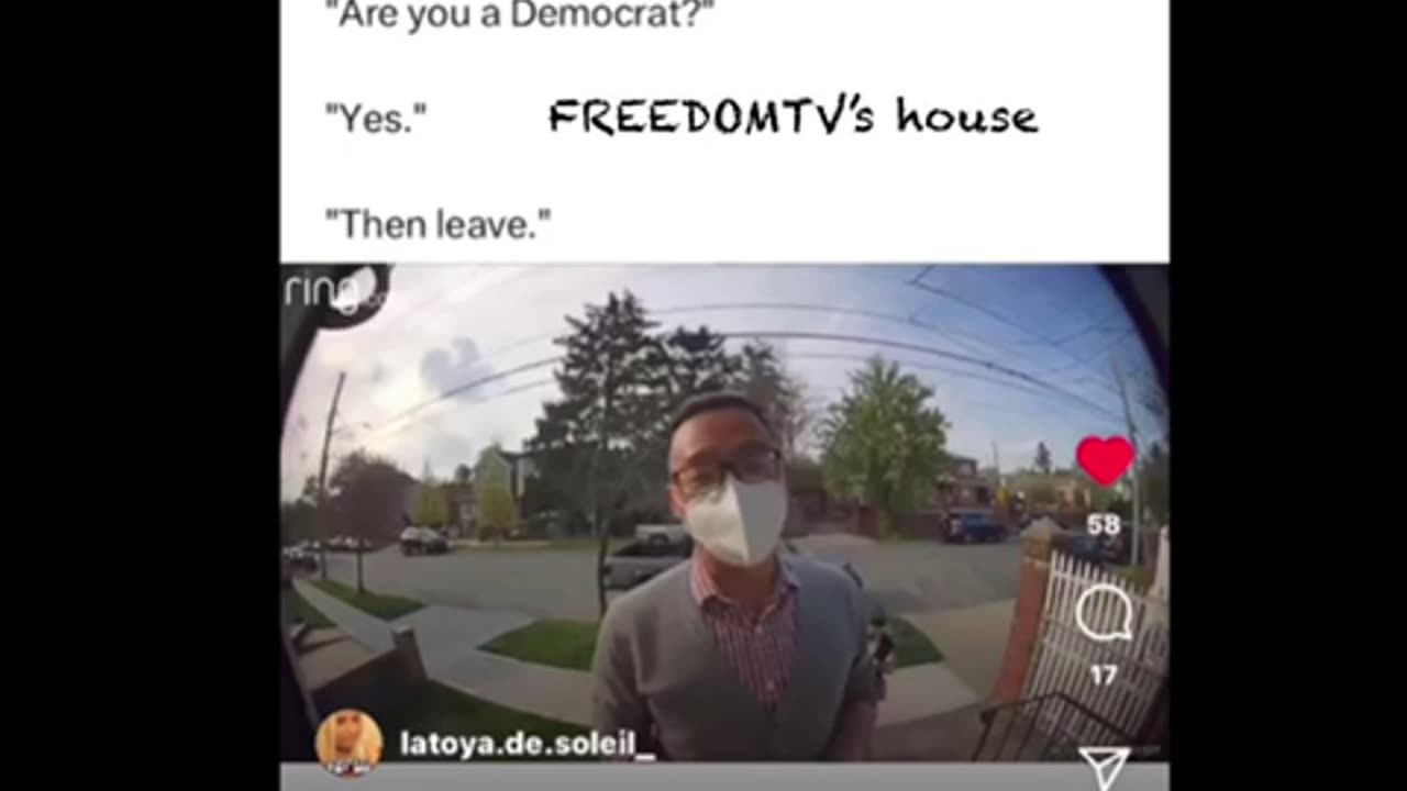 Democrat door knocking