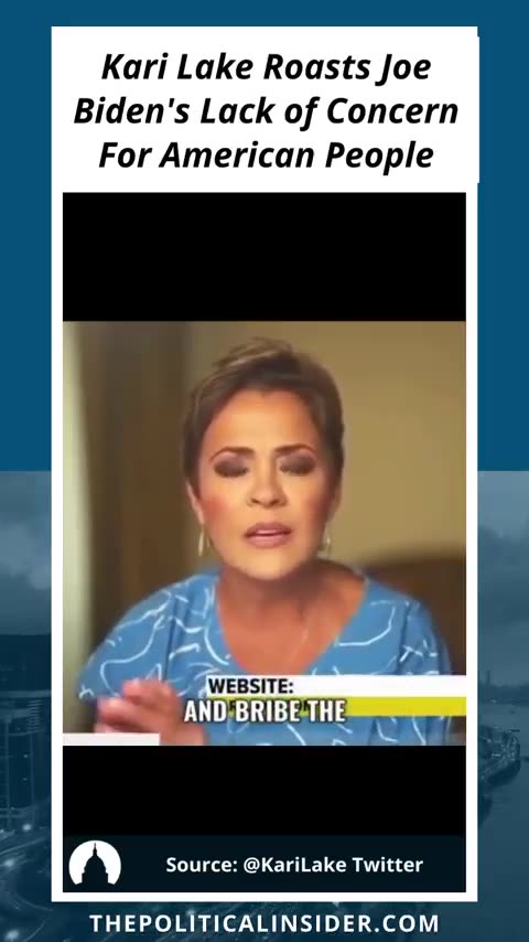 Kari Lake - Maybe the American People should Bribe Joe Biden