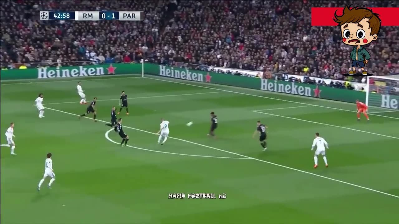 Real Madrid vs. Paris Saint-Germain in the Champions League 2017