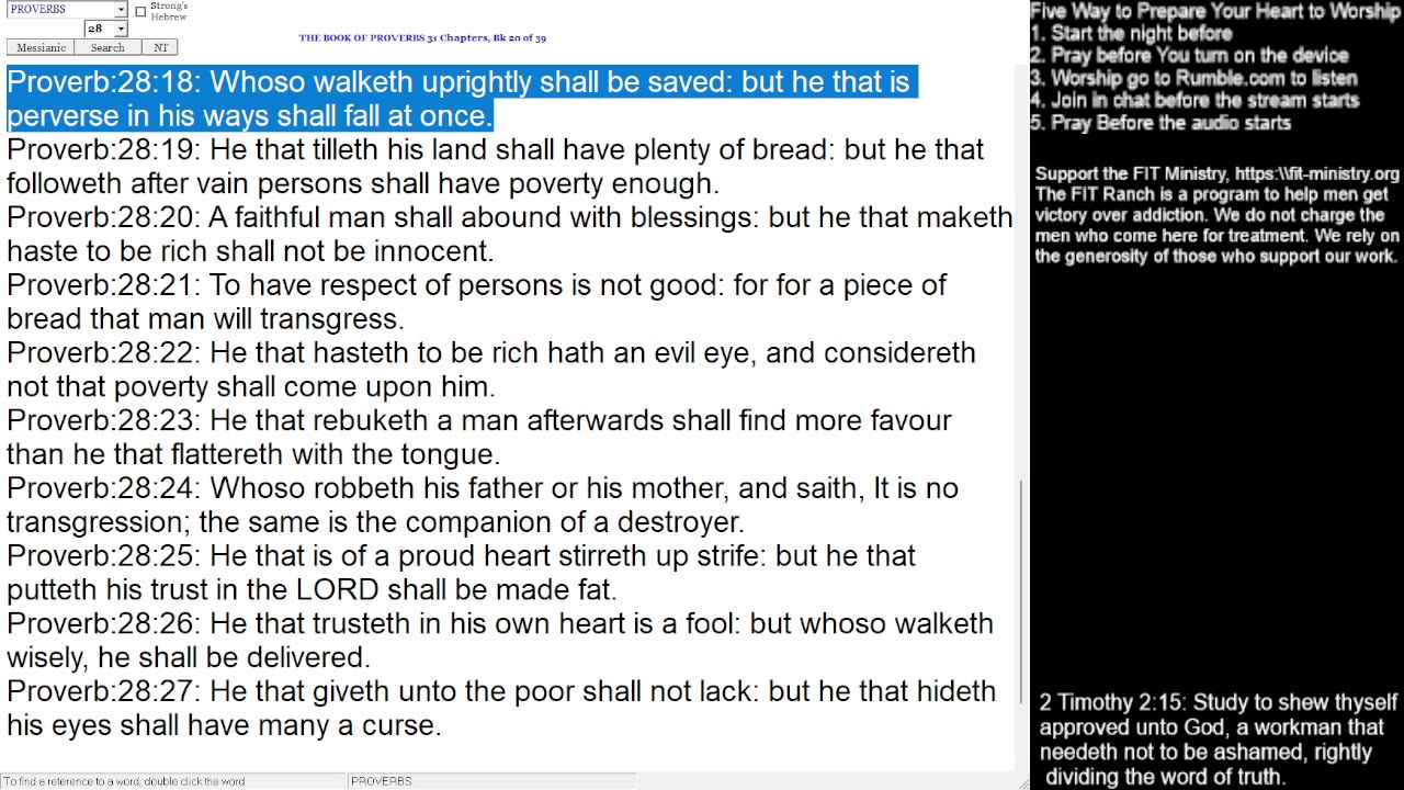 Proverbs 27-29
