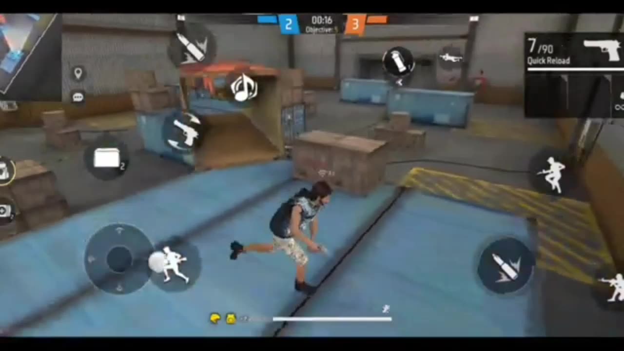 free fire in loan wolf match