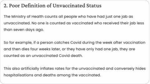 How to Lie With Statistics: Mis-classification of "unvaccinated"