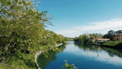 Water River Lake Nature Landscape Forest Sun