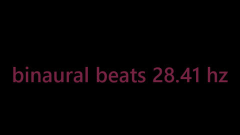 binaural beats 28.41 hz