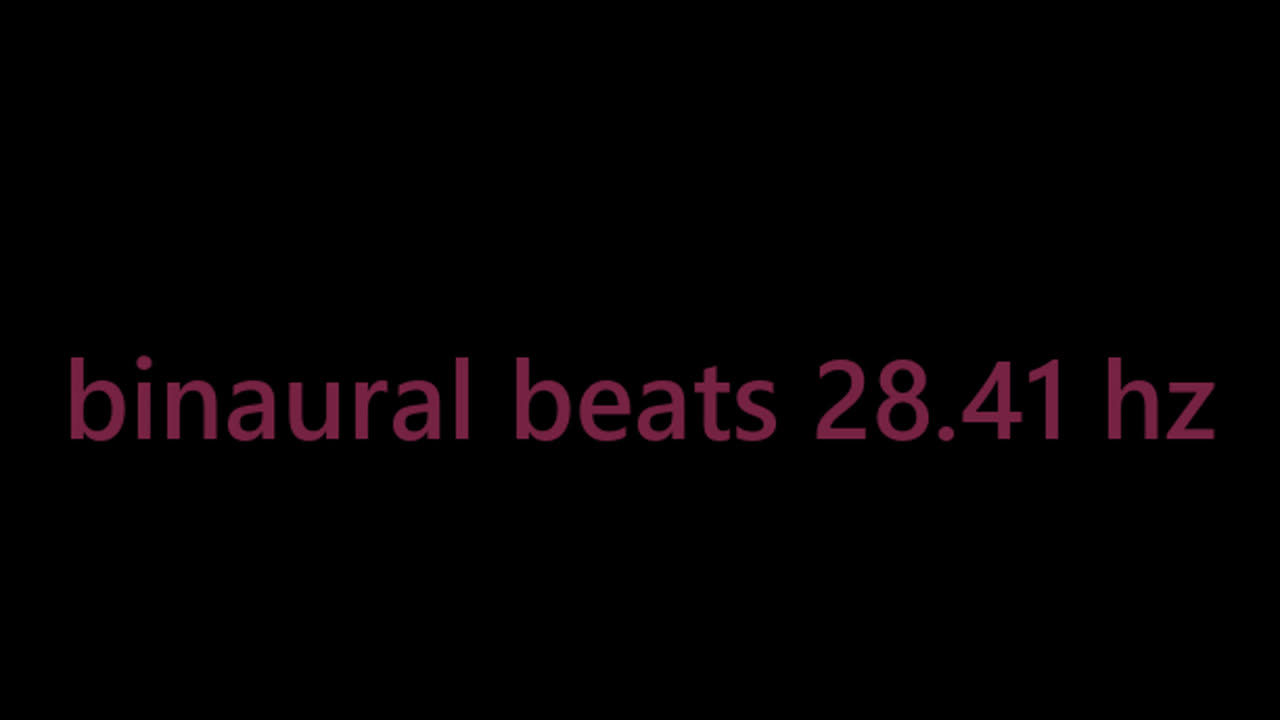 binaural beats 28.41 hz