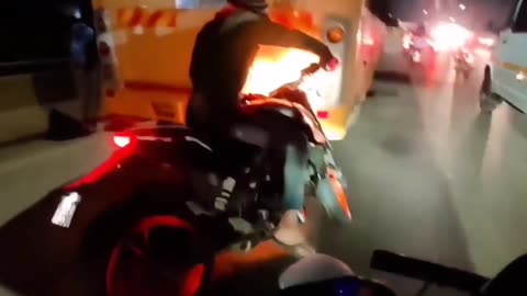 Ktm Duke bike live accident