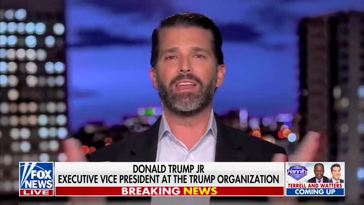 Don Jr.: All Biden Had to Do Was Ride on the Coattails of My Father