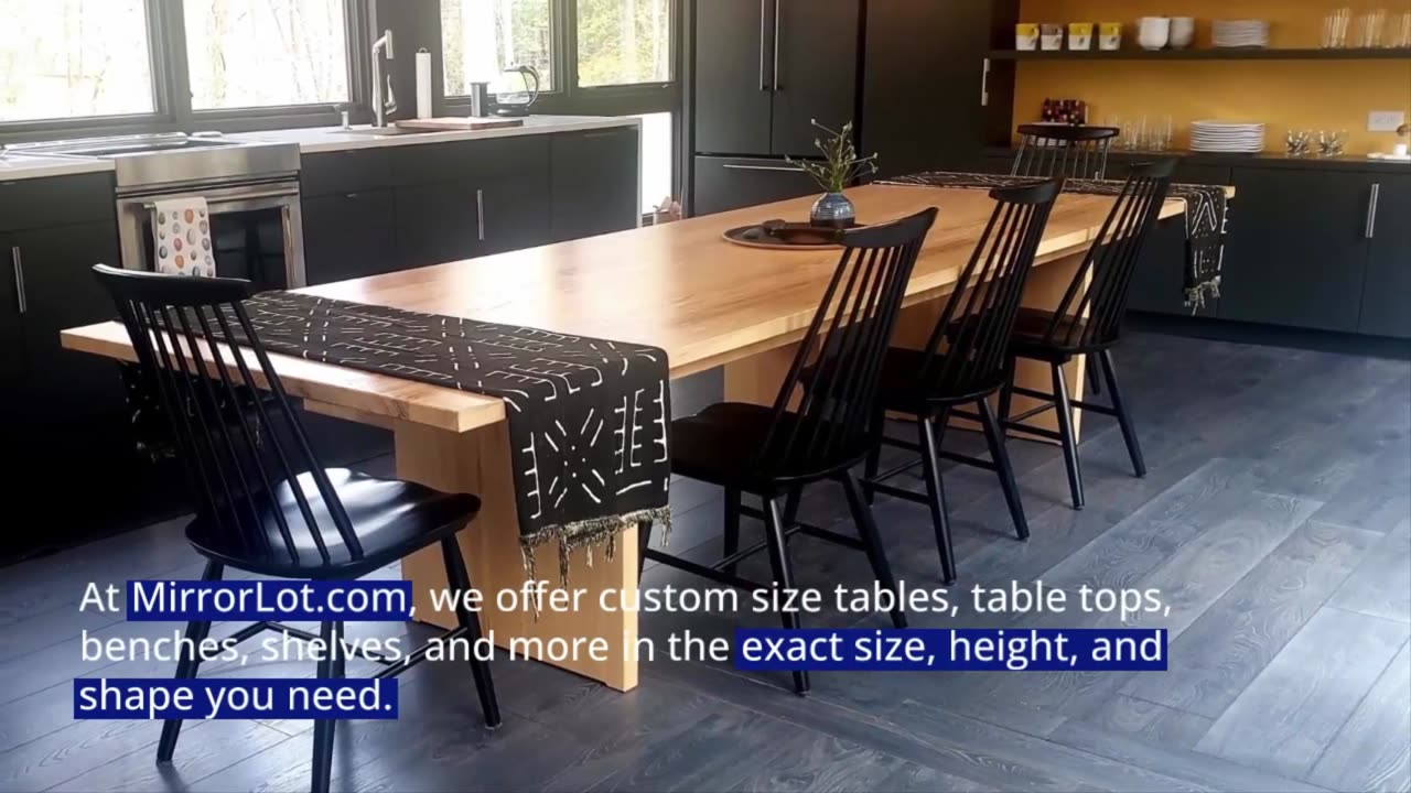 Custom size table, custom height table With just a few clicks