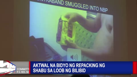 PANOORIN | Aktwal na bidyo ng repacking ng s h a b u sa loob ng Bilibid