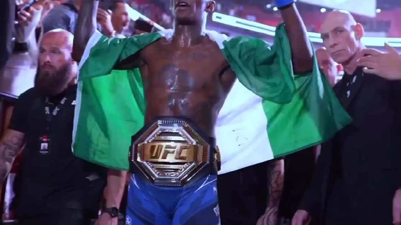 Israel Adesanya| Celebration after the match| UFCUNLEASHED|UFC|