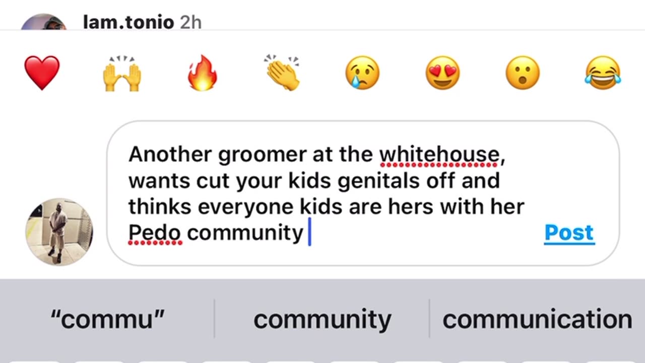 Whitehouse press secretary wants to cut your kids genitals off, literally