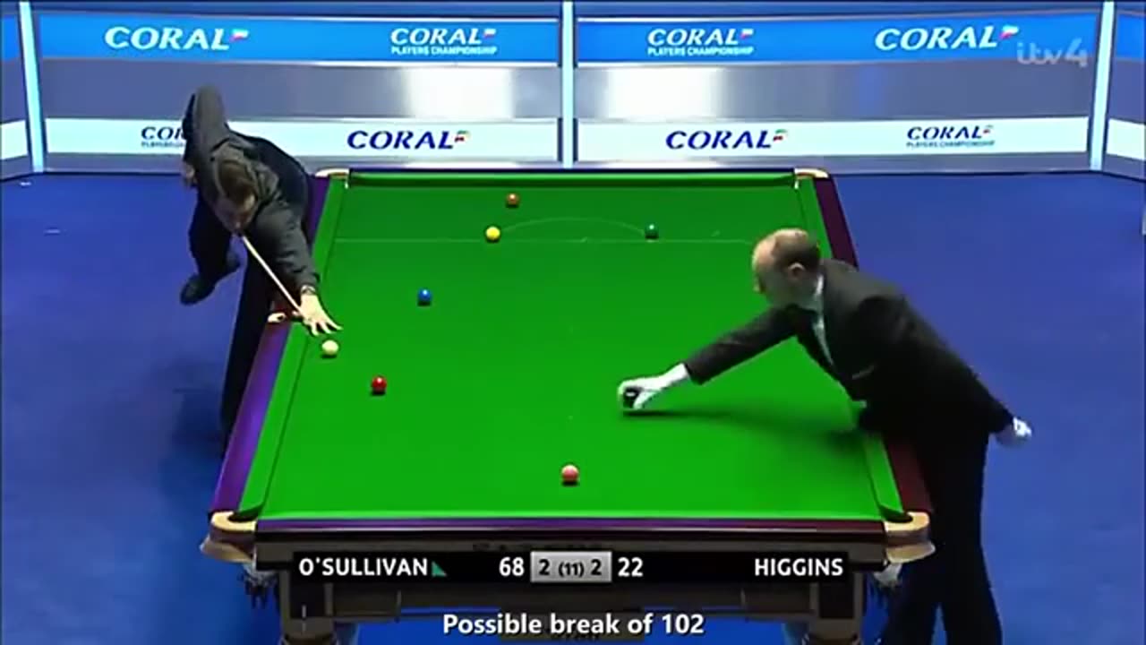 Snookerwolrd ] Ronnie O'Sullivan gives fouled