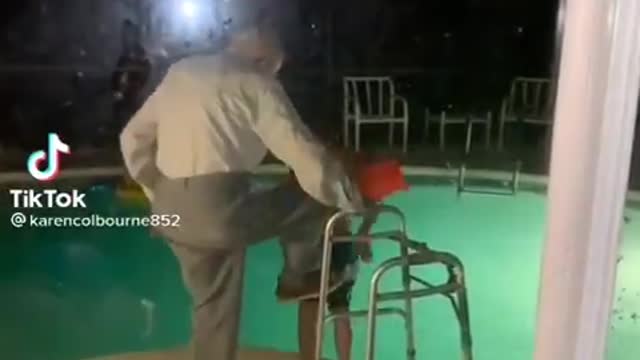 This Granddad sure know how to prank the kids