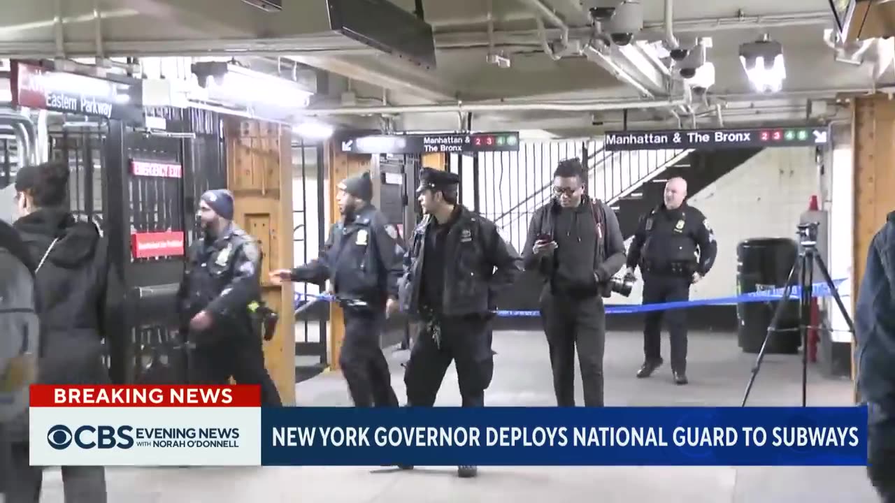 National Guard to be deployed to New York City subway following spike in violence