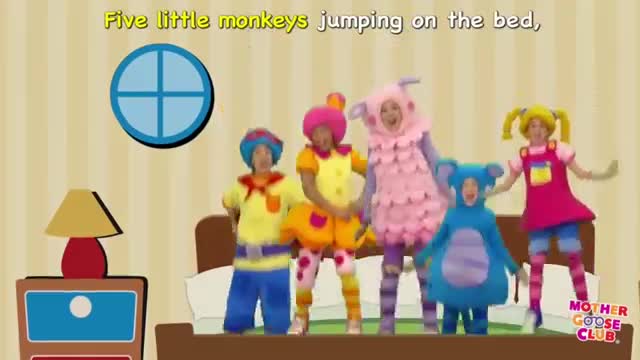 Five Little Monkeys - Mother Goose Club Phonics Songs_Cut