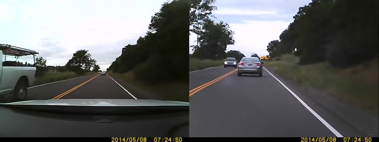 Impatient Driver Ends Up In The Ditch