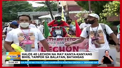 Halos 40 lechon na maykaniya-kaniyang bihis,tampok sa Balayan,ΠBatangas