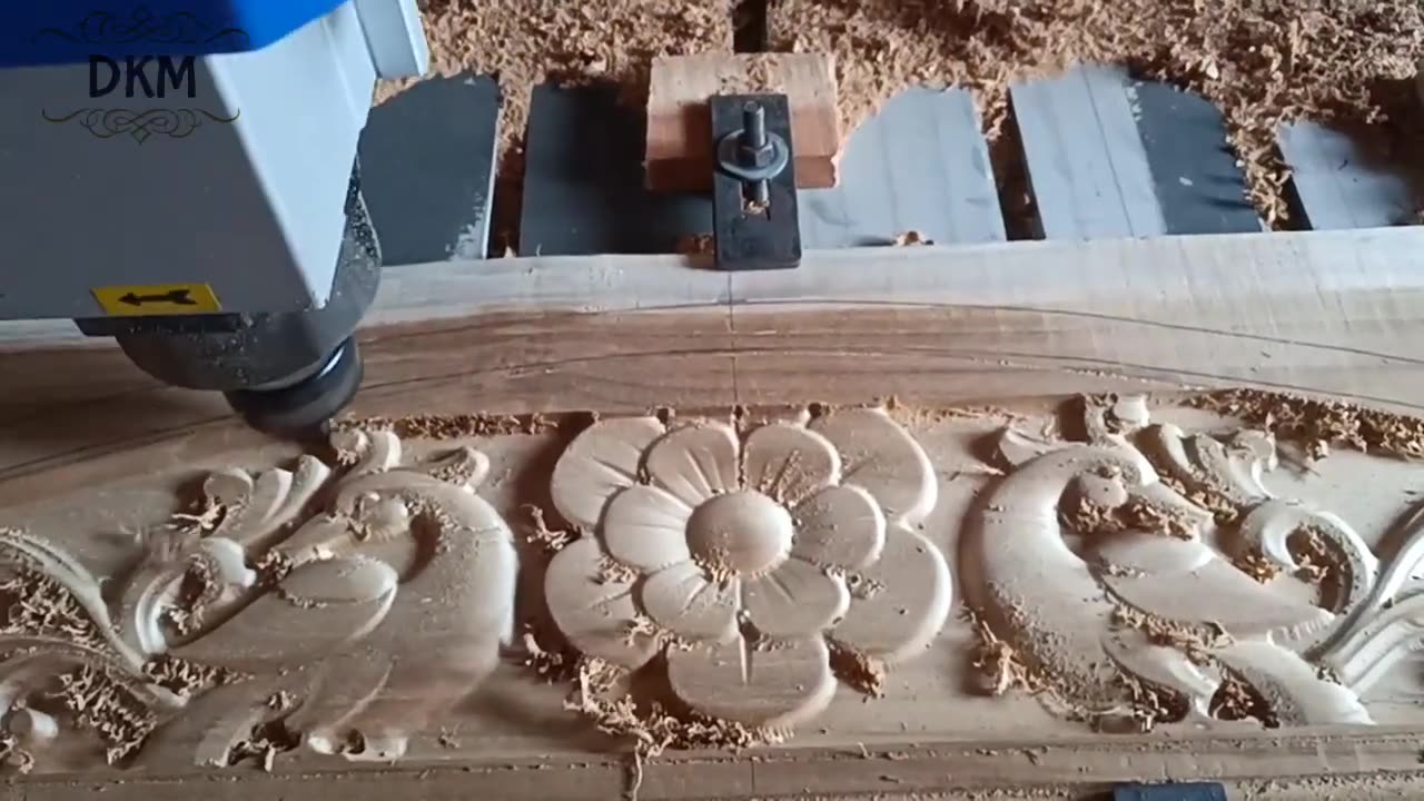 Wardrobe top border l cnc wood carving / Wood working cnc router 3d @YOURVIDEOO