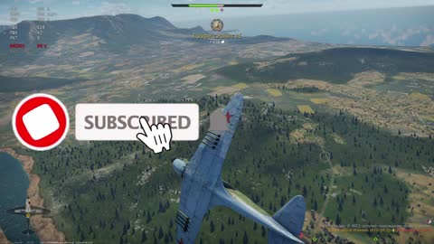 Shot down a jet aircraft on a piston in a frontal attack War Thunder