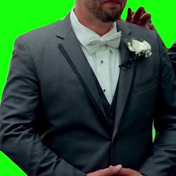 Crying Groom Meme | Green Screen