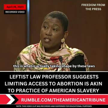 How is Abortion like Slavery?!?