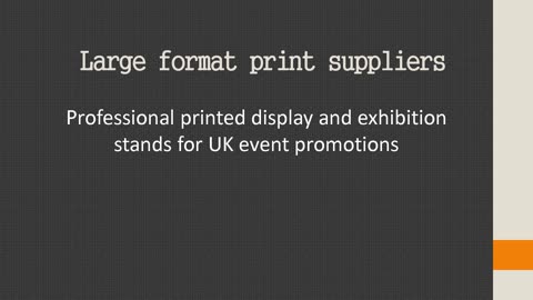 Opting For The Right Printed Show And Exhibit Stand Up