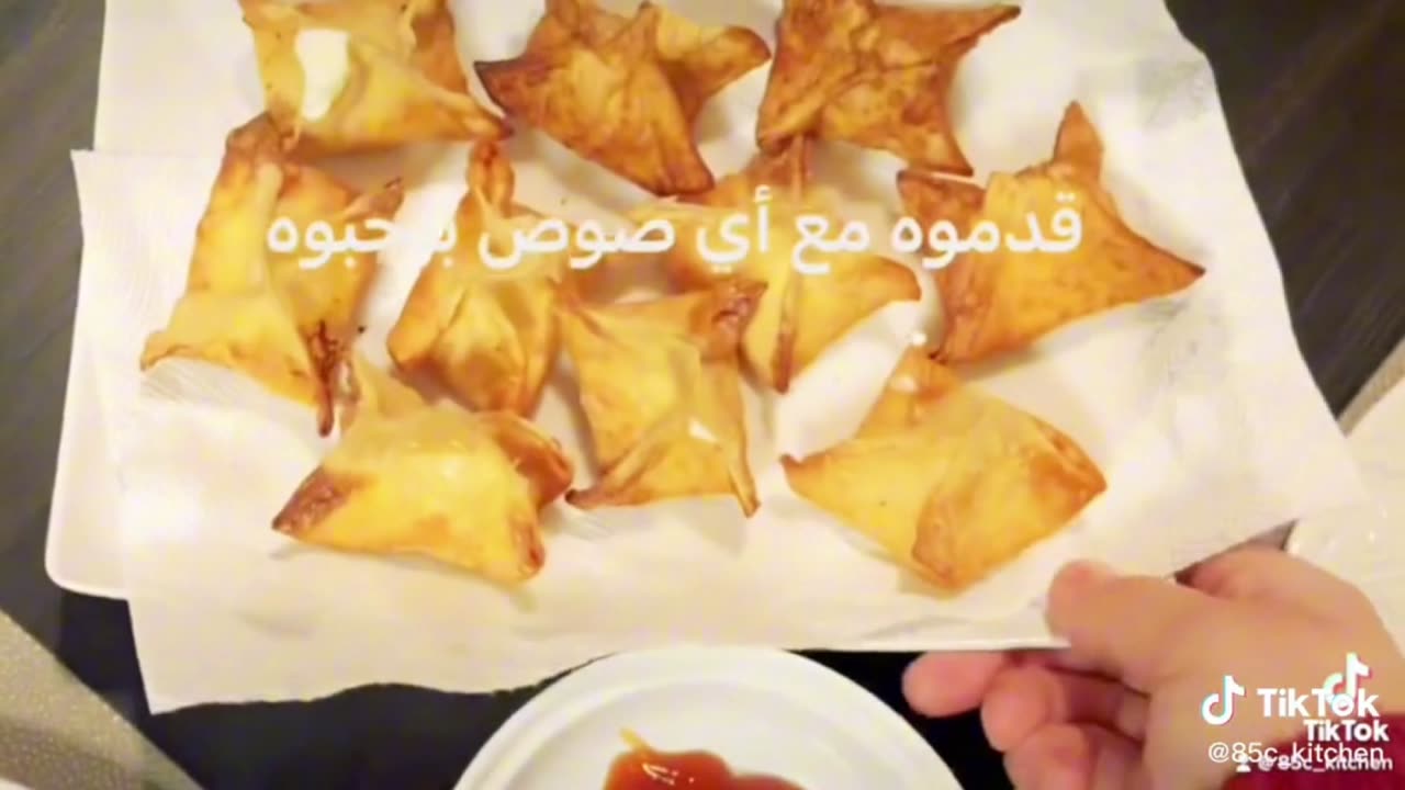 Cream cheese Chinese wonton recipe