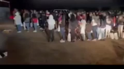Invasion at the Texas border, there's not even enough buses to pick up the immigrants