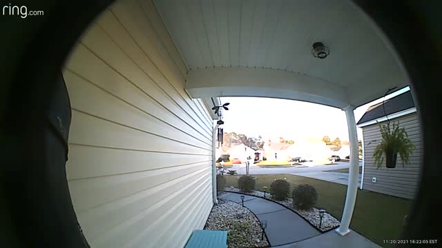 Husband Heads Outside to Break Wind