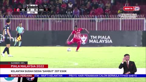 4 NOVEMBER 2022 – BERITA PERDANA - PIALA MALAYSIA 2022 - KELANTAN SUDAH SEDIA SAMBUT JDT ESOK