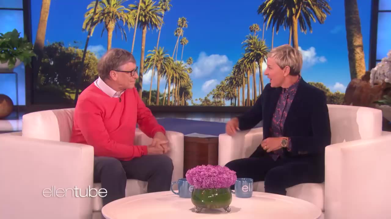 Bill Gates chats with Ellen for the first time