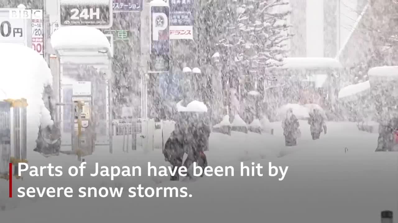 Snow storms bring deadly chaos to Japan