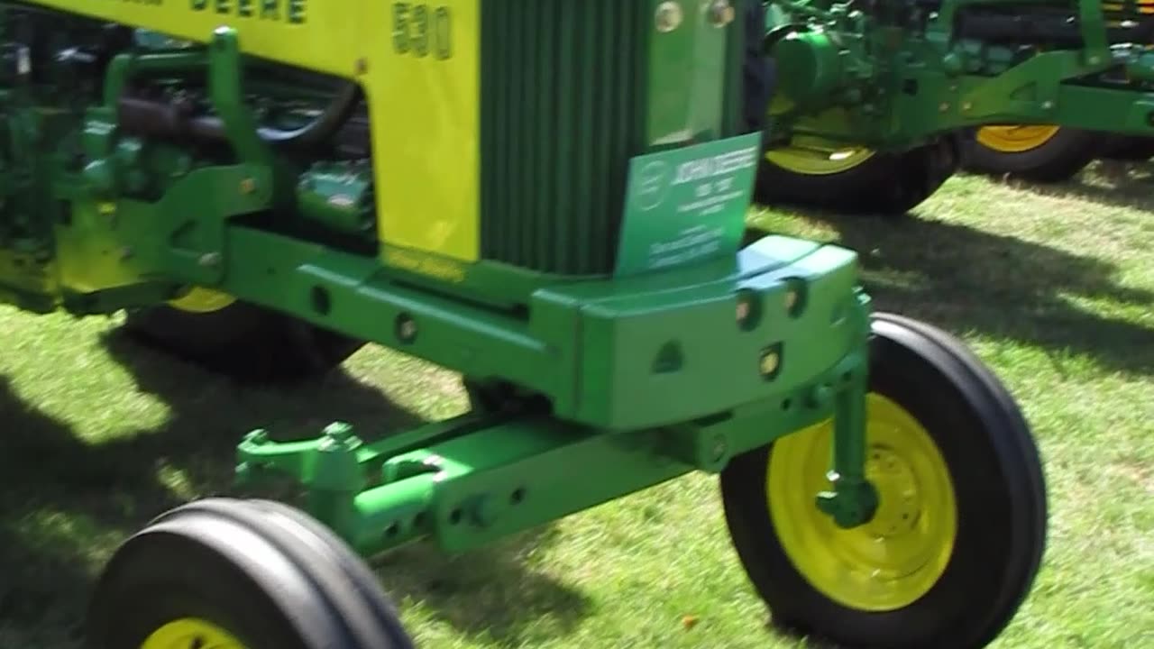 Lots of John Deere Tractors