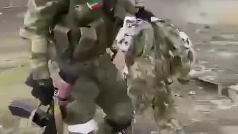 The Nazis of Ukraine throw off their military uniforms, change into civilian clothes, and try to escape