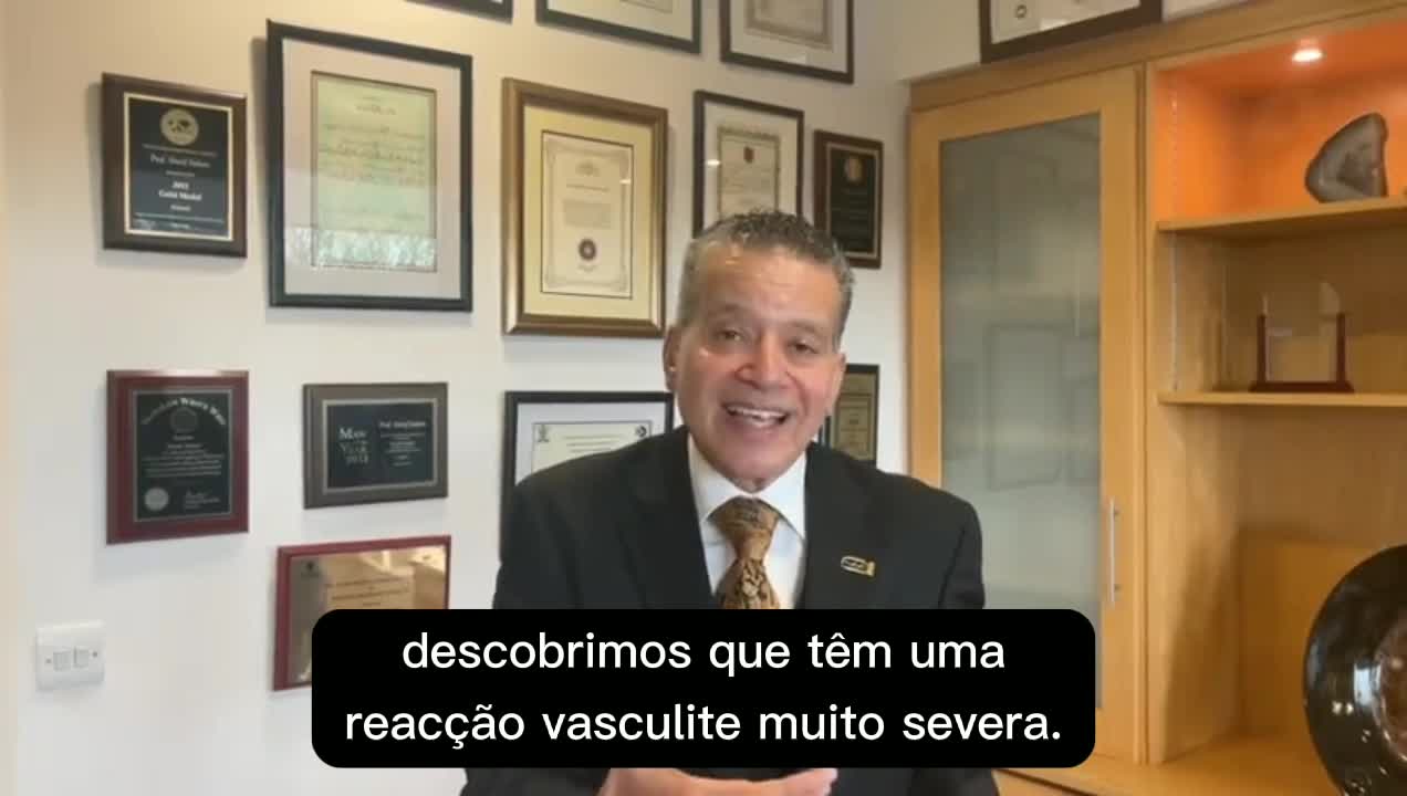 ⚠️Presidente da sociedade vascular internacional levanta preocupações com "vacinas" COVID-19 ⚠️