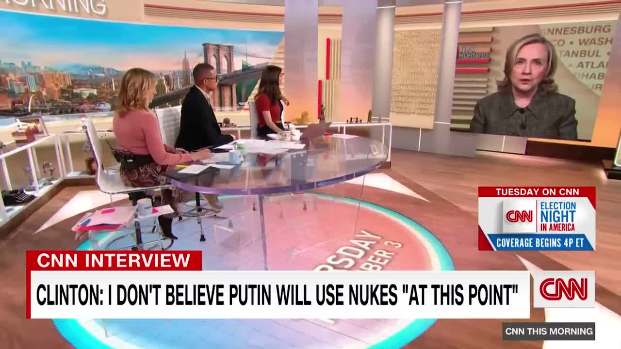 Hear what Hillary Clinton thinks the world should do about Putin