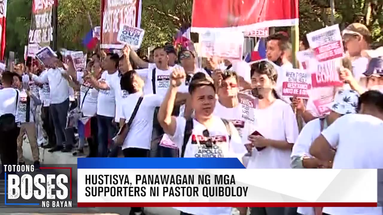 Hustisya, panawagan ng mga supporters ni Pastor Apollo Quiboloy