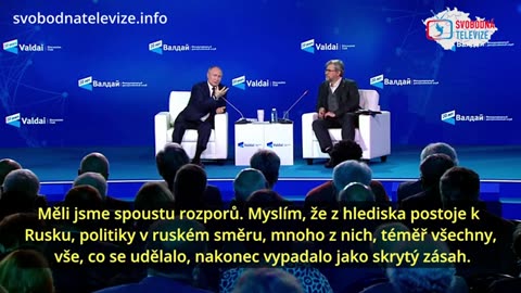 Vladimir Putin - Odpovědi na otázky novinářů na 21. Valdajském fóru, Titulky CZ