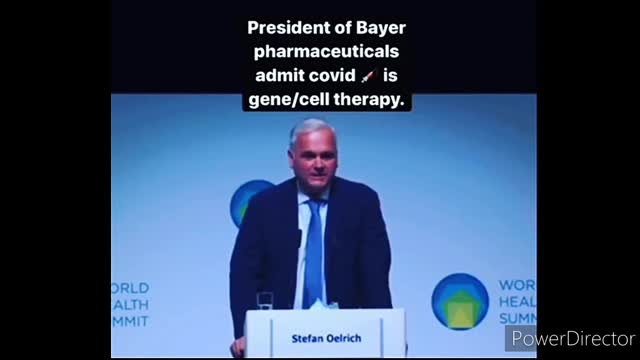 mRNA Jabs are Gene Therapy. Bayer President.