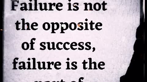 Failure & Our Success.